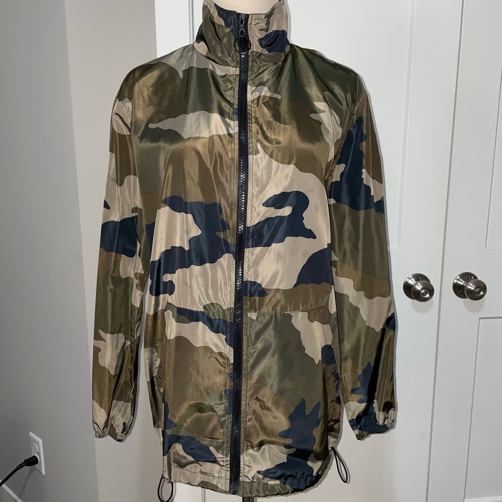 Camo Windbreaker